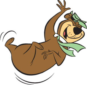 yogi bear laughing